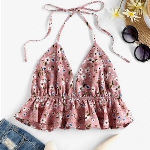 Ruffled Daisy Crop Top